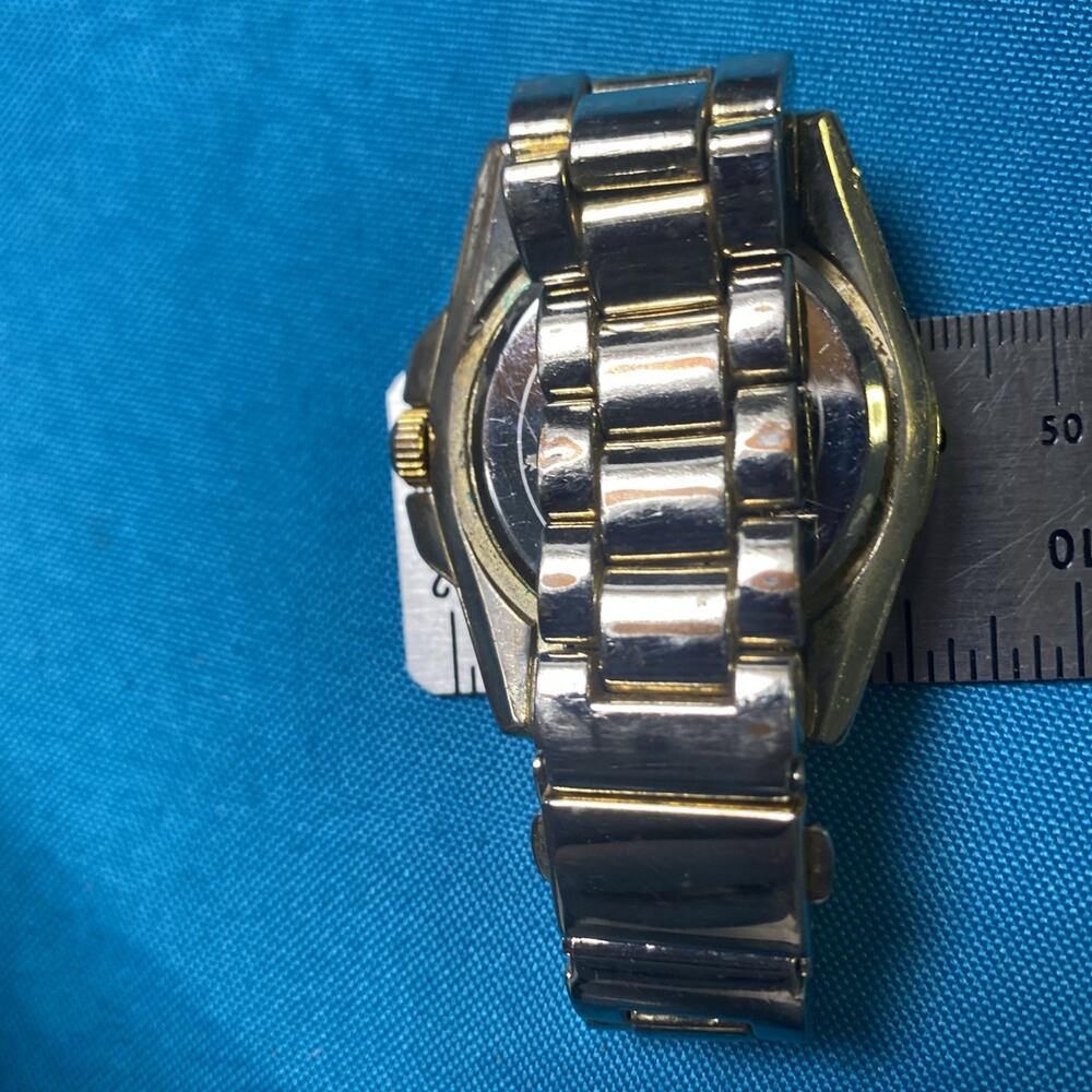 Gold-Tone Crystal Accent Women's Watch - Picture 4 of 5